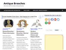 Tablet Screenshot of antique-brooches.com